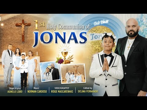 JONAS JACQUES | 1st Holy Communion Toast Song by AGNELO LOBO | New Konkani Songs 2026