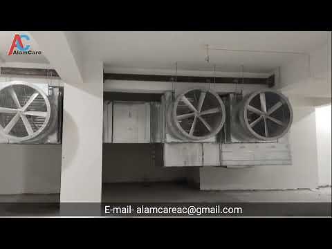 Basement Ventilation Axial Fan With Ducting | AlamCare