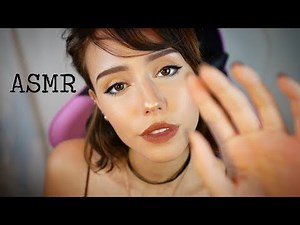 ASMR - Up-Close Hypnotic Tk Sk Trigger Words with Hand Movements