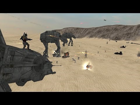 Star Wars Battlefront II (2005) Trench War - Tatooine: Canyon Assault - Empire side