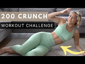 200 CRUNCHES | Abs Workout Challenge 🔥