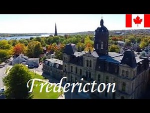 FREDERICTON The Capital City of New Brunswick,Canada.AERIAL FOOTAGE ФРЕДЕРИКТОН Столица Нью Брануик