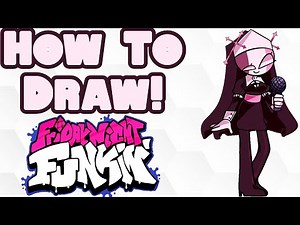 How To DRAW Sarv From Friday Night Funkin! (Mid Fight Masses MOD)