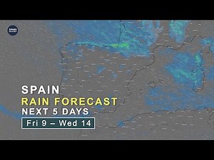Spain Rain Forecast | Next 5 Days (Fri 9 – Wed 14)