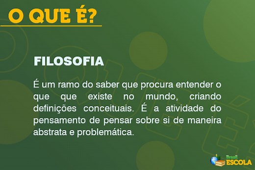 O que é Filosofia? - Brasil Escola