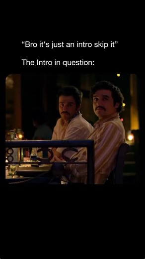 @strictlymovieclips on Instagram: "The Narcos intro song, “Tuyo” by Rodrigo Amarante, is iconic because it completely subverts what you expect from a crime series. Instead of aggressive beats or dramatic orchestration, the song is soft, romantic, and almost tender. Sung in Spanish like a love letter, “Tuyo” sounds intimate and personal, which makes it unsettling when paired with a story about violence, power, and destruction. It reflects how figures like Escobar saw themselves—not as monsters, b