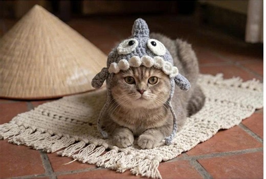 Crochet Shark Hat Pattern for Cats, Dogs, PDF Download - Etsy