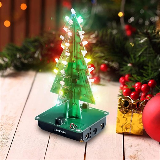 DIY Electronic Christmas Tree With 7 Colors, LED Christmas Tree 60 X 60 X136mm - Etsy Canada