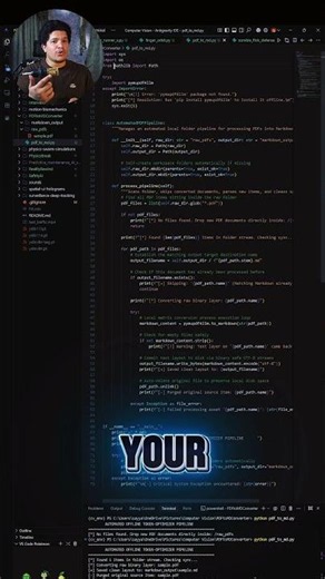 Built an offline PDF to Markdown tool in Python! Follow & DM 'TOKENS' for the code repo link! 💻⚡ #ai