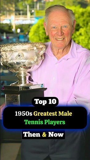 Top 10 Greatest Male Tennis Players of the 1950s🎾🔥Forgotten Legends! #tennisplayer #shorts