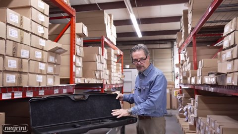 Negrini Cases 1693 Shotgun Hard Case – Durable, Ultra-Light Case for Over and Under, Side-by-Side, Autoloader, & Pump Shotguns