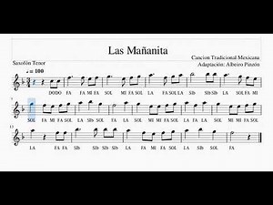 Las Mañanitas Saxofón Tenor, Mis Primeras Melodías