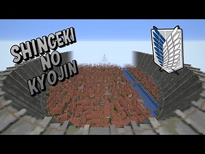 Este mapa agrega Shiganshina de ATAQUE A LOS TITANES a MINECRAFT!