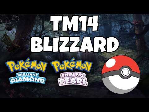 How To Find TM14 Blizzard In Pokemon Brilliant Diamond & Shining Pearl | Pokemon BDSP Tutorial
