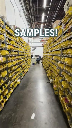 Check out our sample collection! #onlinefabricstore #fabricshopping #samples #bts #warehouse
