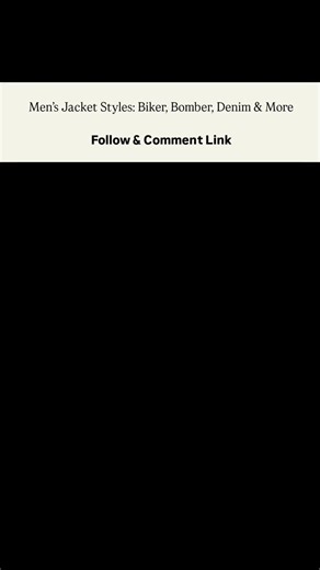 9 Types of Men’s Jackets Every Man Should Know | Complete Style Guide #fashion #ytshorts #baggyjeans