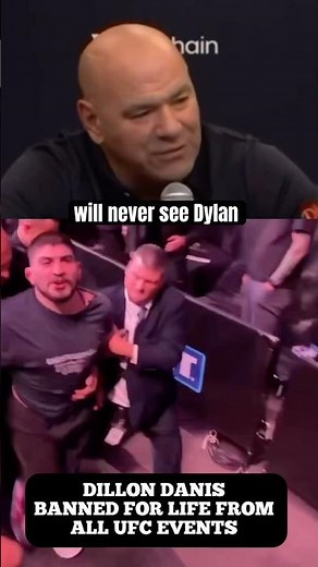 Dana White bans Dillon Danis for life after UFC 322 incident with Team Khabib Nurmagomedov!