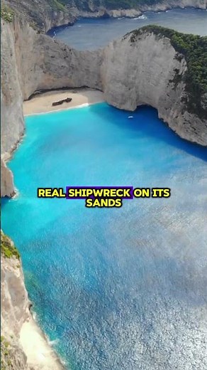 Shipwreck Beach, Greece: The Most Famous Cove in the World! 🏖️🚢 #zakynthos