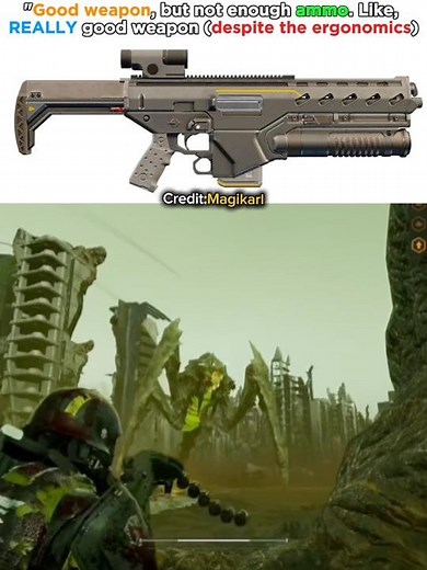 Good weapon despite the ergo - Helldivers 2