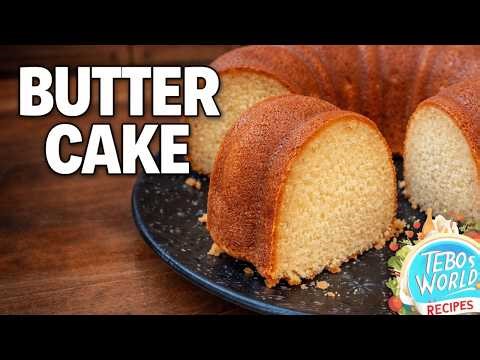 The Best Homemade Butter Cake Recipe (Soft & Buttery)