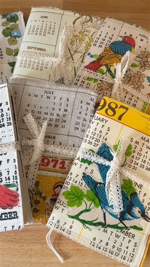 Vintage Kitchen Calendar’s make super fun journals!