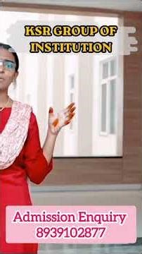 KSR Namakkal | Engg + Medical + Diploma #ksrgroup #namakkalcollege #tiruchengode