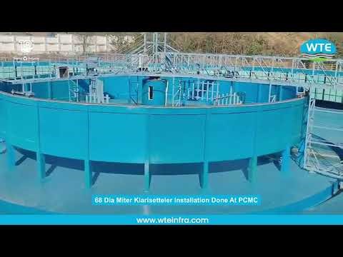 How a 68m Diameter Clarisettler is Installed | Large-Scale Municipal WTP at PCMC
