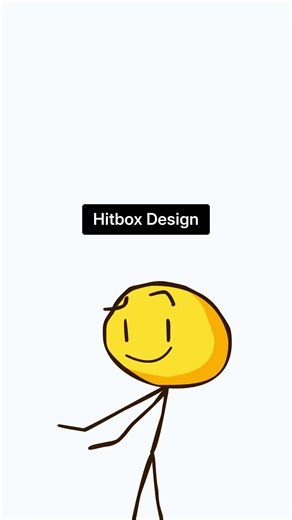 Hitbox Design #gamedev #hitboxdesign #gamedesign #fyp | hitbox