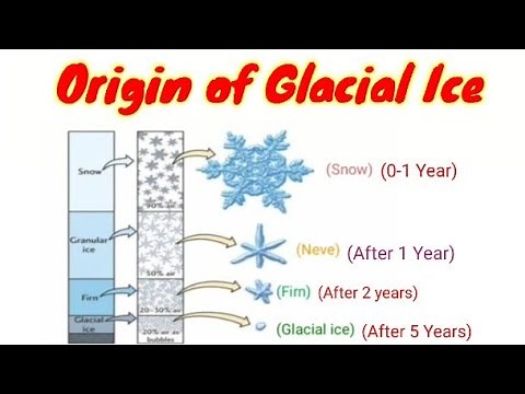 How Glacier forms|Snowline|Neve|Firn|Snowflake|Origin of Glacial Ice|Formation of Glacier