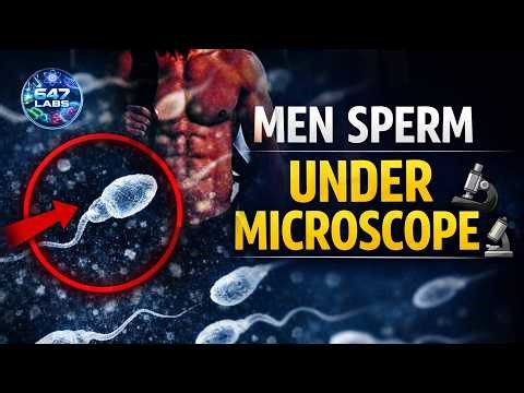 This is Live Men Sperm Cells Under Microscope ‪@647labs‬