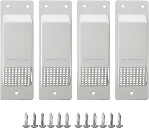 Shipping Container Vent Kit Deflectors Heavy Duty Shipping Container Accessories Add Air Flow for Truck, Van, Cargo(4 Pack, White)