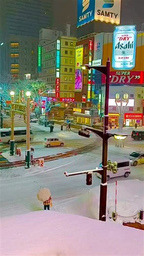 ❄️ Due to heavy snowfall, snow removal work has been underway in areas including Rumoi since morning. 12 flights from outside Sapporo Okada have been canceled due to the bad weather. Traffic is affected as snow piles up on internal roads. 😍❄️ #hokkaido #snowfall #snow #winter #winterseason #coldweather #OMG #careful #beautiful #japan | Routine of Japan