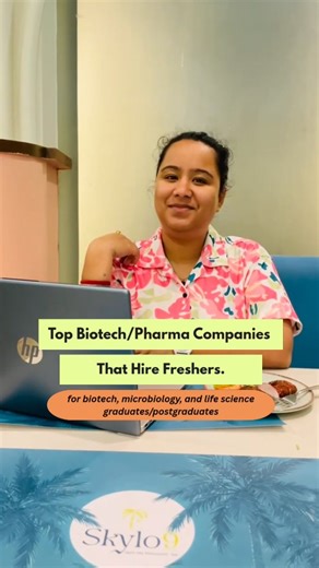 Biotechnologist 👩🏻‍🔬 on Instagram: "These companies are the best bet for freshers because they actually take in a lot of newbies, run trainee programs, and even do walk-ins, so you don’t always need connections or experience to get in. Plus, they’ll train you on the job, give you options in QC, R&D, production, QA, and the brand name itself looks great on your CV. Basically, they’re the easiest way to get your foot in the door, learn fast, and grow your career compared to smaller or niche com