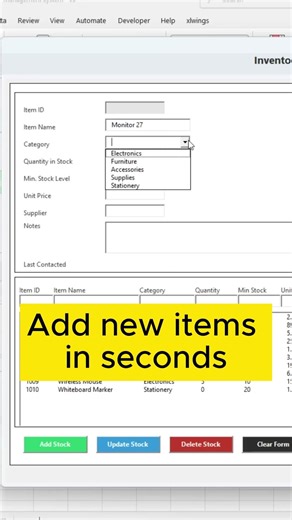 This inventory system saves 10 hours a week #automation #inventory
