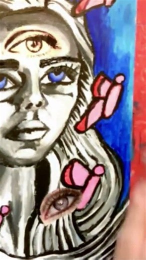 Acrylic Collage Short 9