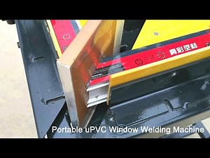How to make upvc Window | Portable uPVC Window Welding Machine