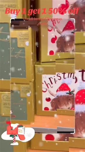 Buy 1 get 1 50% off on all boxed Christmas cards now in store | The Card House and Balloon Room | Facebook