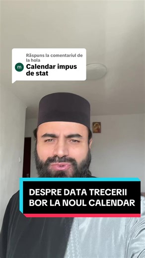 Ca răspuns pentru @hola #iustindeică #mânăstireacernica #calendargreorian #calendariulian