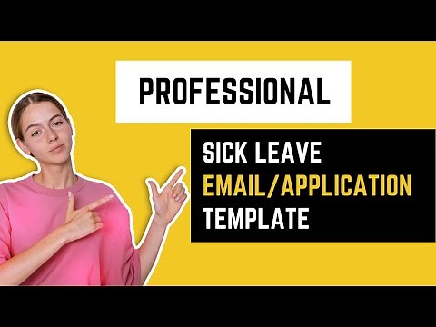Sick leave email | Sick leave letter | Sick leave application to principal or manager