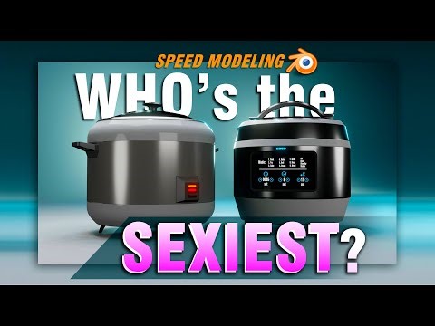 The SEXIEST Rice Cooker EVER MADE with BLENDER 2.8 #S360 #blender3d