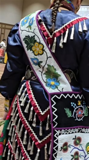 Sassyn8tive on Instagram: "Women's Golden Age at Bnakwi Gises, Leaves Falling Moon Contest Powwow 2025"