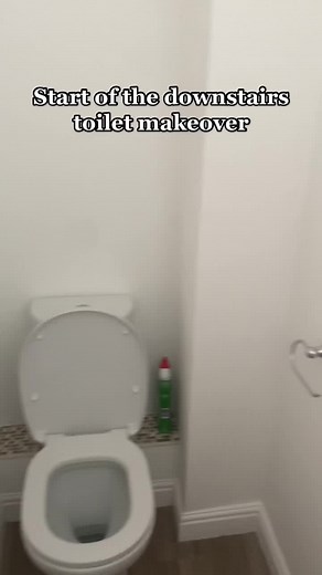 Downstairs toilet #houseoftiktok #housemoving #houseproject #housediy #houserenovation #DIY