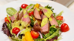 Cooking with Chef Bryan - Grilled Spicy Steak Salad with Guacamole Salsa