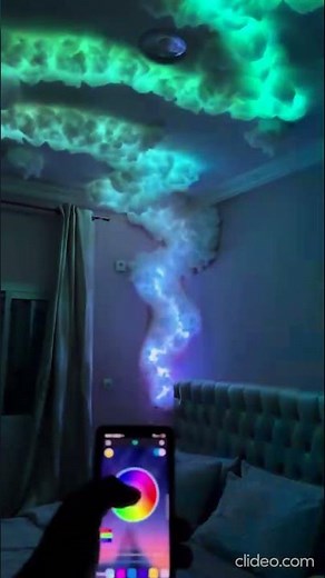 3D Thunder Cloud LED Lights, bring lightning effects and vibrant colors to your room.