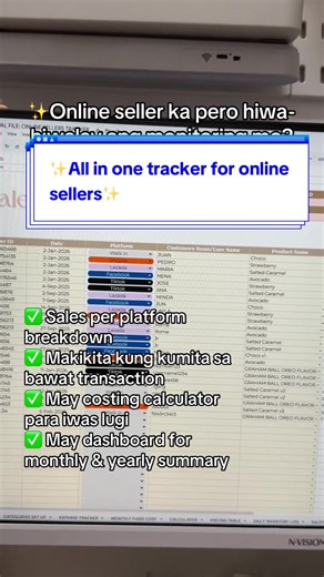 All-in-One Sales Tracker for Online Sellers