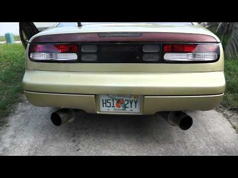 HKS Hi Power Catback Exhaust on a 1990 300zx z32 NA