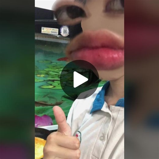 Engaging Aquarium Video with Thumbs-Up Gesture