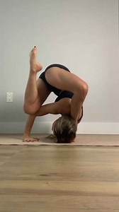 Leg behind the head practice #shorts #yogapractice #yoga