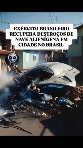 Lion Santos Nascimento on Instagram: "EXÉRCITO BRASILEIRO RECUPERAM DESTROÇOS DE NAVE ALIENÍGENA EM CIDADE NO BRASIL #brasil #alienigena #conspiração #misterio #nasa #elonmusk #ovni #uap #revelação #discovoador #avistamento #inteligenciaartificial #navealienígena #brasil #acidente #simulador #ufology #ufologia #3iatlas"