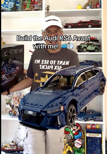 ASMR speed build CADA Audi RS6 Avant, Every click hits different 🚙💨#asmrbuild #legotok #brickbuild #speedbuild #satisfying @DoubleE_CaDA